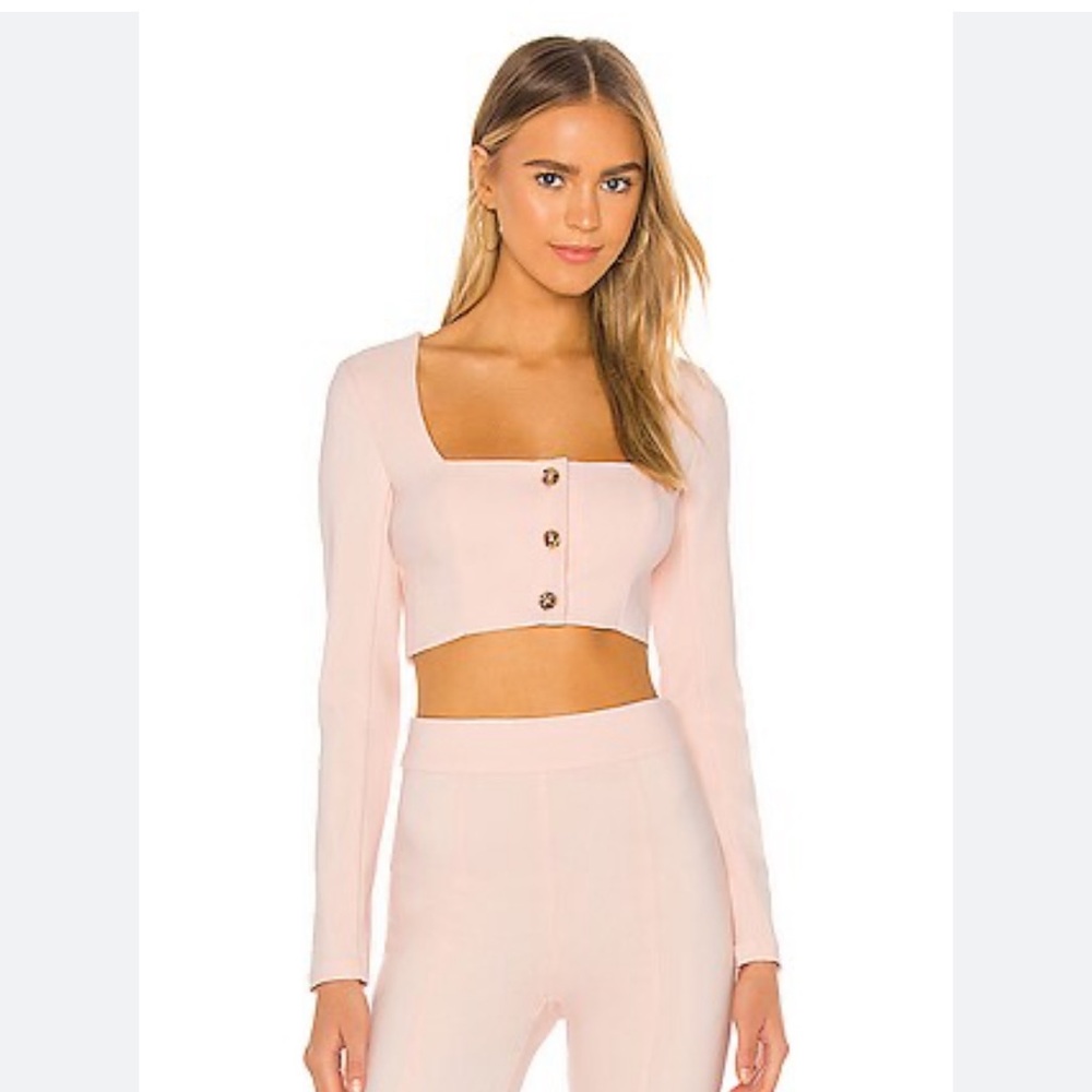 lovers & friends pink cropped blazer | Size S | Like new condition